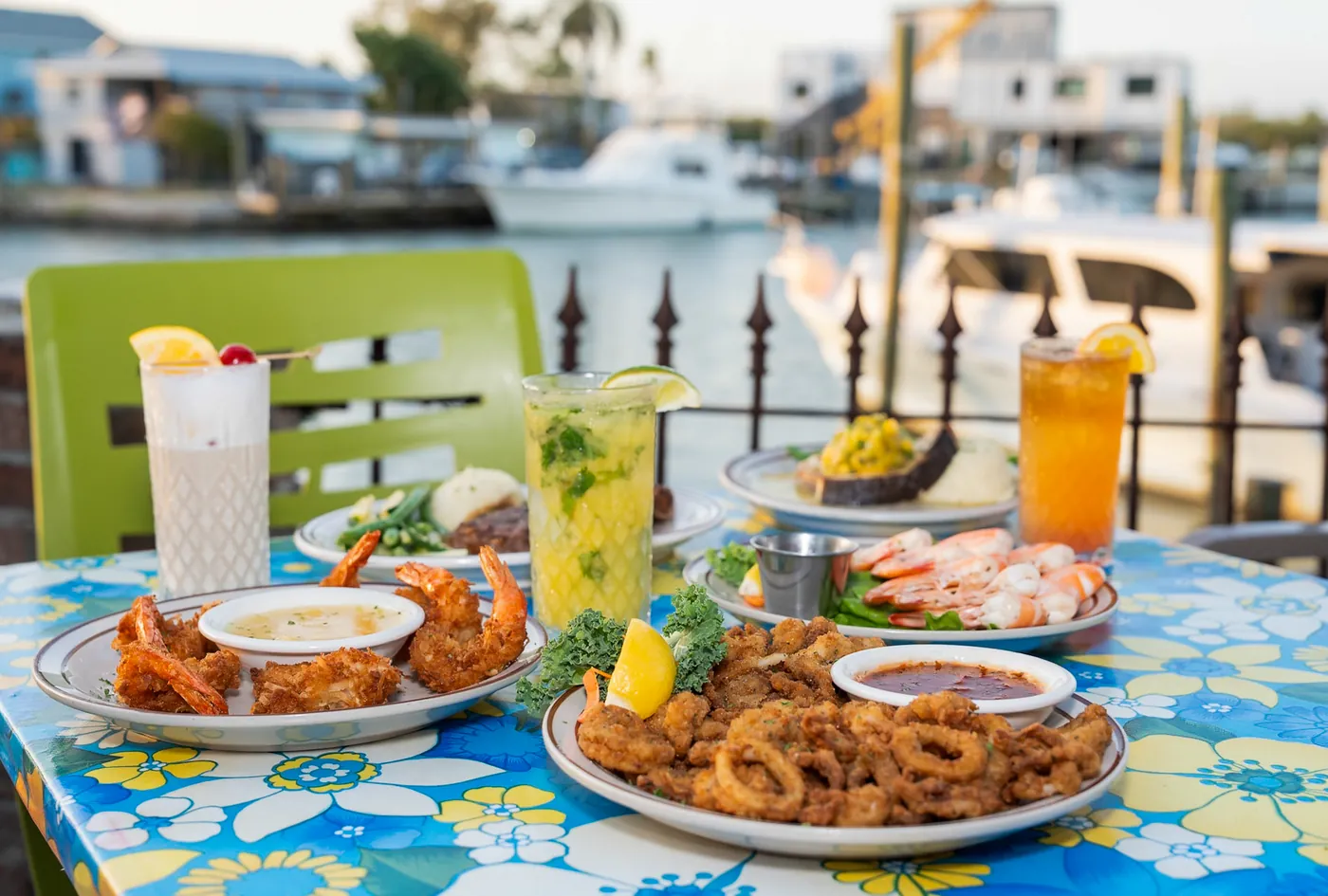Waterfront dining at Little Bar Restaurant Goodland Florida